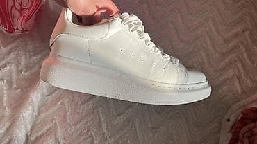 Туфли: Мужские кроссовки, 42, Alexander McQueen, Б/у, цвет - Белый, Самовывоз — 10