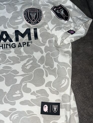 Одежда для дома и сна: Футболка bape Качество очень хорошая, как новая пятен катышек нету — 4