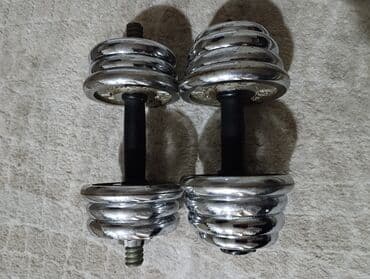 гантели разборные обрезиненные: Разборная гантель с металлическими дисками 20 кг.Район Салиева — 1