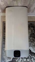 отопления батарейка: Накопительный водонагреватель Объем бака: 80 л, Ariston, Электрический, Регулятор температуры, Эмалированная сталь, Б/у — 2