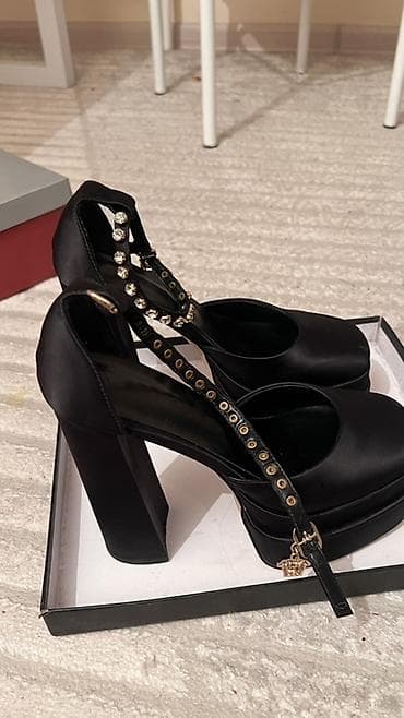 туфли версачи: Туфли, 39, Versace, Б/у, цвет - Черный, Самовывоз, Платная доставка — 4