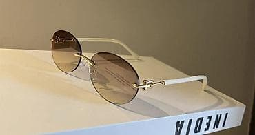 очки капля: Солнцезащитные очки очки, Женские, Круглые, Линзы градиентные, Новый — 1