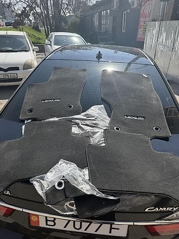 Родные Ворсовые Полики Для салона Lexus, цвет - Черный at lalafo.kg Родные Ворсовые Полики Для салона Lexus, цвет - Черный