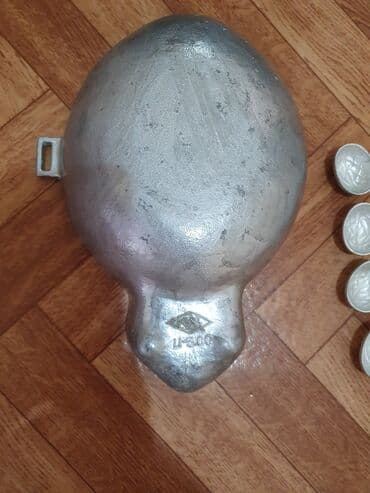 балык рыба: Каракол. Алюминиевая форма времен СССР: форма черепаха для выпечки — 2