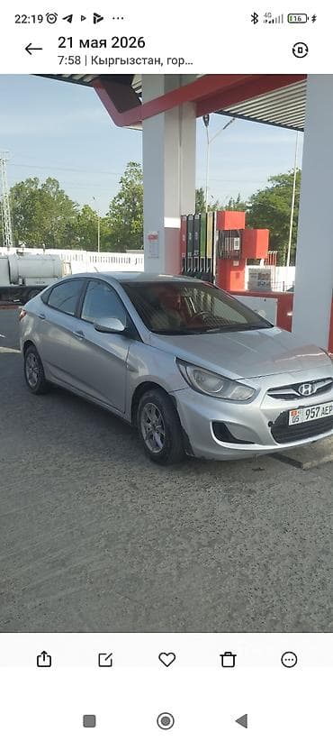 accent hyundai: Hyundai Accent: 2011 г., 1.4 л, Механика, Бензин, Седан — 1