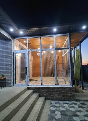 вскрытие межкомнатных дверей: Алюминиевые витражные конструкции и двери под заказ - Изготовление и — 1