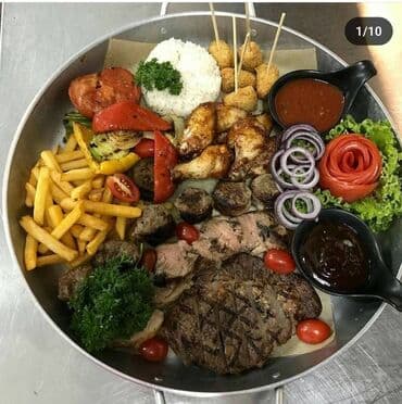 Авторские блюда и сеты для компании - Большой мясной сет: сочные