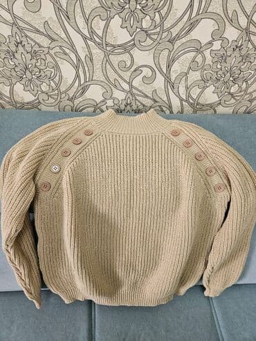 тёплая кофт кардиган: Кофта, Зима, M — 1