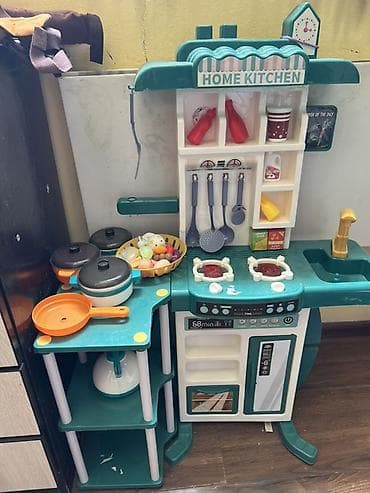 детские кухня: Детская игровая кухня «Home Kitchen» с полным набором аксессуаров — 3