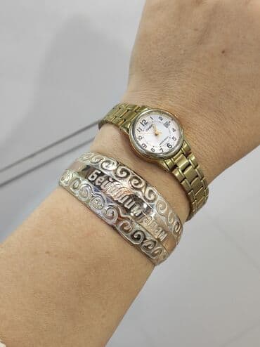 свадебные платья оптом бишкек: Серебряный Билерик с надписями Бейишим Апам Серебро напыление золото — 5