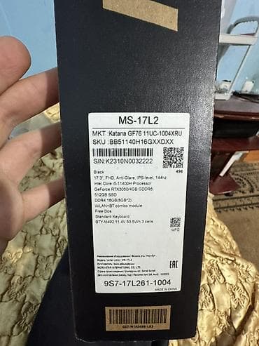 surface 7 pro: Игровой ноутбук MSI Katana GF76 11UC-1004XRU (MS-17L2) — 3