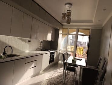 ош суточные квартира: 2 комнаты, 93 м², Элитка, 8 этаж, Евроремонт — 6