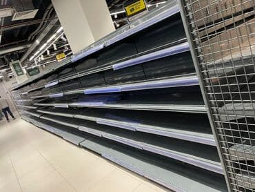 оборудование для магазина бу: Витрины, стеллажи, полки торговые металлические б/у, полка магазинная — 20