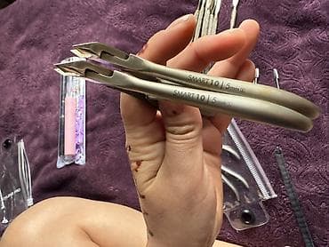 Набор инструментов для маникюра/педикюра. Б/у пользовалась мало, для