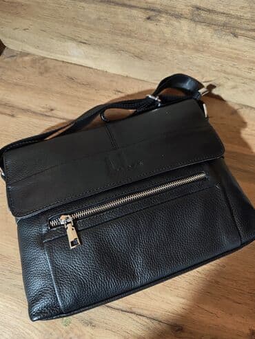 Прокат одежды: Барсетка, Материал: Натуральная кожа, Новый — 1