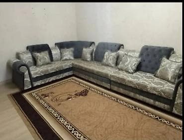 sofa bed: Угловой диван, C подушками — 7