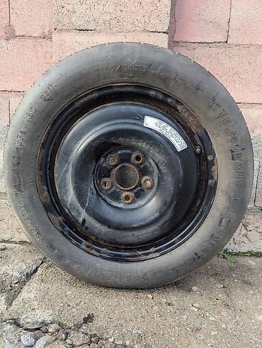 165: Колеса в сборе 165 / 80 / R 17, Всесезонная, Б/у, Запаска, Легковые, Железные, отверстий - 5 — 1