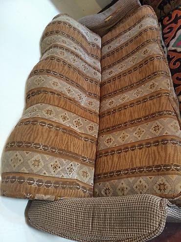 Спальный гарнитур, Двуспальная кровать, Дерево, цвет - Коричневый