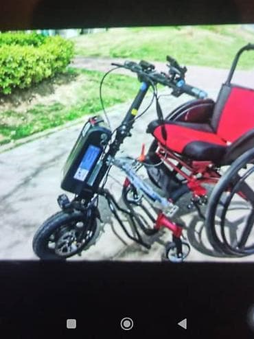 инвалидные коляски цены бишкек: Продаю приставка для инвалидной коляски Б/у аккумулятор 🔋новый 90 км — 1