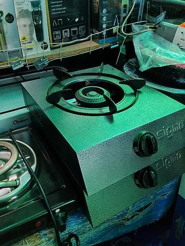 настольные газовые плиты: Настольная газовая горелка (плитка) с одним конфорочным узлом — 2