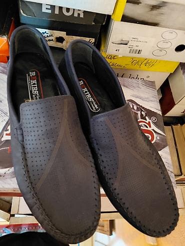 обувь хумто бишкек: Мокасины. кожа. Турция. 41,42 размер. новые. Синий цвет есть размер — 3