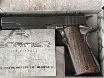 пистолет от трансбоя: Срочно ‼️ Скидка ✅ Пневматический пистолет BORNER 1911 Blowback — 1