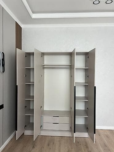 Эмерек: Шкаф-купе распашной 4-дверный, современный минимализм - Тип — 2