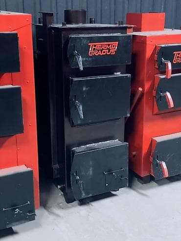 котёл б у: Твердотопливный котёл Новый, Бренд: Thermo Gradua, Для дома, Тип управления: Механический — 2