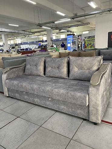 мебели ош: Прямой диван в современном стиле - Габаритпосадочная глубина ~55–60 — 1