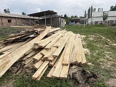 пыластик: Доски, Необрезные, Для строительства, Сосна, Черновые — 1