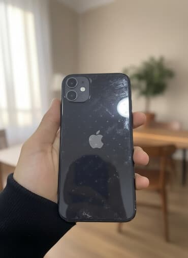 купить айфон бишкек: IPhone 11, Б/у, 64 ГБ, Черный, Защитное стекло, 71 % — 2