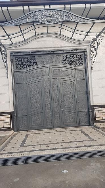 на железных номерах: Кованные металлические ворота премиум‑класса - Материал: сталь с — 3