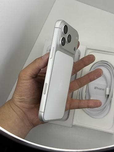 обмен на электро: IPhone 17 Pro Max, Б/у, Серебристый, Кабель, Коробка, 100 % — 7