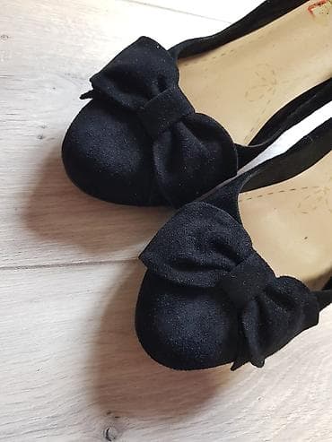 Айымдардын бут кийими: Туфли Clarks из Англии. Натуральная замша. Размер 39. Каблук около 6-7 — 3
