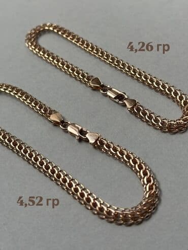 продаю золотую цепочку: Цепь для бензопилы, Проба 585, Мужские, Новый, Ручная работа — 16
