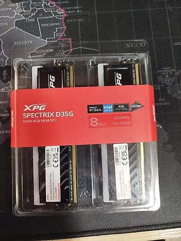 Оперативная память (RAM) для ПК, Новый, XPG, 16 ГБ, DDR4, 3200 МГц