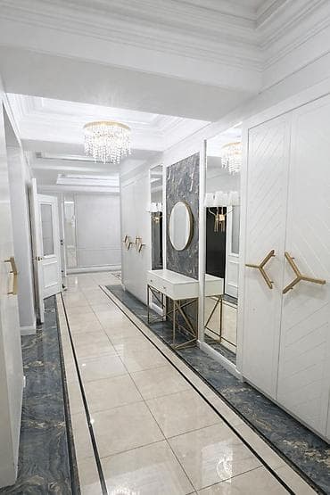osh flat: 4 комнаты, 156 м², Дордой Плаза ТРЦ Элитка, 5 этаж, Евроремонт — 5