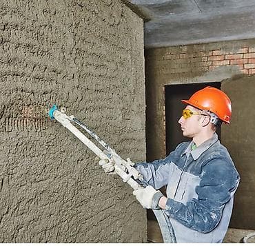 штукатурка аппарат: Механизированная штукатурка стен и потолков - Нанесение раствора — 2