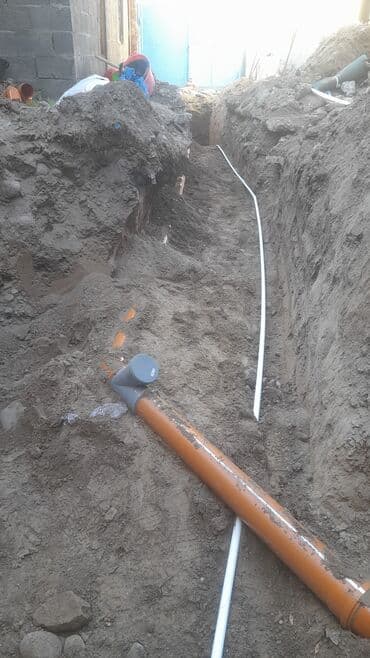 красить дом: Канализационные работы | Прокладка канализации Больше 6 лет опыта — 6