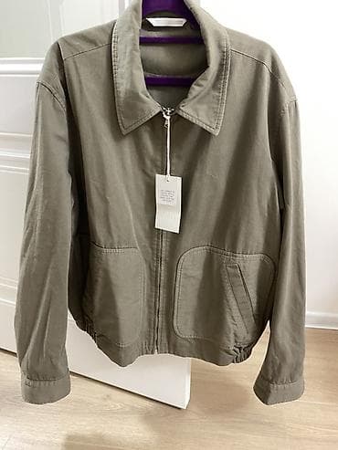 бомбер zara: Бомбер, Осень-весна, Оверсайз, L — 1