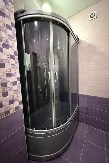 круглая: Душевая кабина Полукруглая, Покрытие: Тонированное — 1