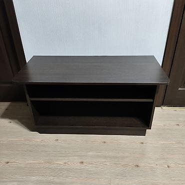 table study: Тумба и подставка для телевизора, Б/у, Напольная, ЛДСП, Самовывоз, цвет - Коричневый — 3