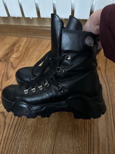 женская модельная обувь больших размеров: Берцы женские 36 размер подойдут на 36,5 мягкая натуральная кожа — 1