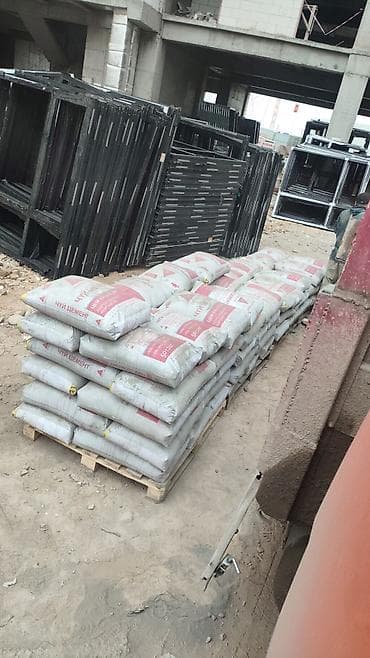 мешки: Чуйский цемент, M-500, цвет - Серый, 50 кг/м³, Оптом — 1