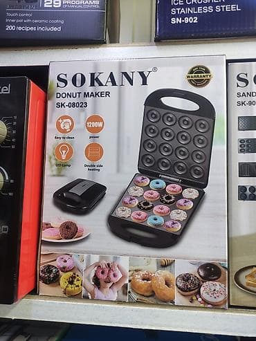 Пончиковница SOKANY SK-08023 - Мощность: 1200 Вт - Формы: 12