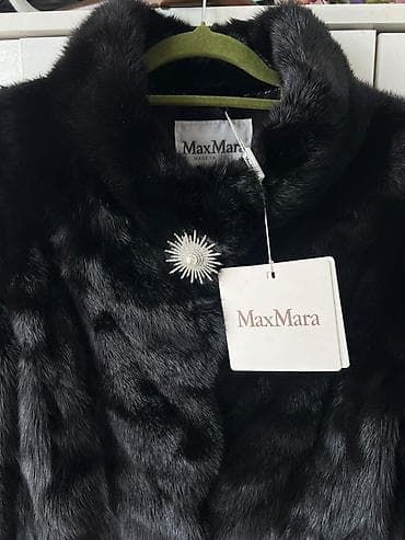 платок норковый: Шуба Max Mara из натурального меха (черный цвет) новый с этикеткой с — 2
