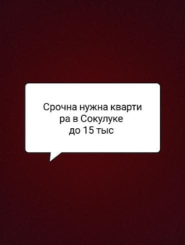 санаторий аврора: Ищу квартиру в Сокулуке. Срочно. Бюджет до 15 тыс. Рассмотрю варианты — 1