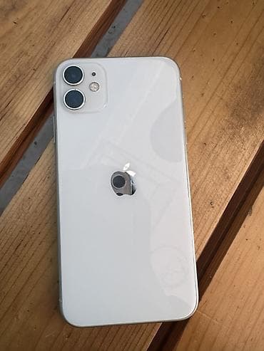 IPhone 11, Б/у, 64 ГБ, Белый, Защитное стекло