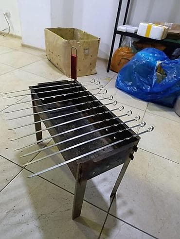 чатыр: ✅ Мангалы в аренду В комплекте: 🔥 12 шампуров 🔥 Сетка для мяса/овощей — 2
