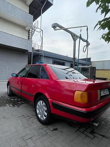 красные: Audi 100: 1991 г., 2.3 л, Механика, Бензин, Седан — 4